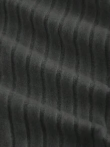 SHEIN MOD Women's Apricot Drawstring Asymmetric Hem Flared Sleeve T-Shirt,Off Shoulder T-Shirt,Fall Women Clothes, Clothes,Comfortable T-Shirt - Dark Grey - View 5