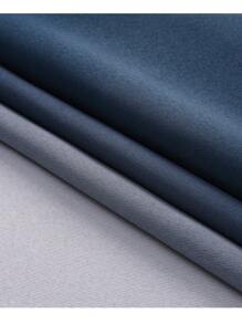 纯色拼布简约遮光窗帘，休闲家居用品，秋季装饰，秋季装饰，房间装饰