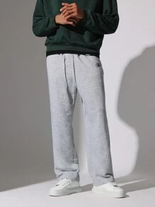 SUMWON Premium Oversized Hoodie Sweatpants Co-Ord Set Drop Shoulder Centre Pocket Winter Loungewear Streetwear Urban Essential Casual Comfort Modern Athleisure - Green - View 4