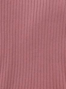 SHEIN Clasi Women Stand Collar Long Sleeve Button-Up Casual Pullover Sweater Knit Pullover Fall Winter Sweater - Redwood - View 5