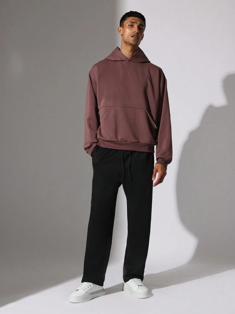 Oversized Hoodie With Centre Pocket And Jogger Pants