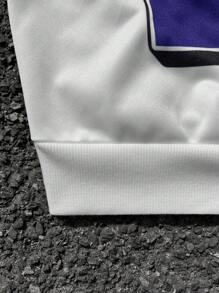 SHEIN Leap Crew 2pcs/Set Teen Boys Loose Fit Graphic Hoodie And Sweatpants Set - Multicolor - View 7