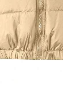 Tween Girl Hooded Short Casual Feathers & Down Puffer Jacket