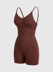 1 pieza Body moldeador sin costuras que afina la cintura y controla el abdomen para mujeres