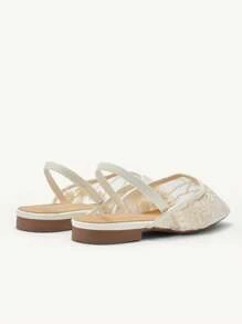 CUCCOO CHICEST Women Elegant Mary Jane Flat Shoes With Embroidery Spring Shoes Spring Break Easter