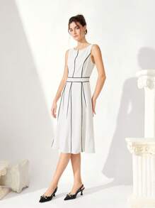 CUCCOO CHICEST Women's Pointed Toe Metal Decor Simple High Heel Pumps, Casual Everyday Wear Spring Shoes Spring Break Easter Prom Heels - Black - View 5