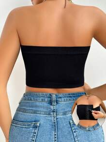 Seamless Front Closure Strapless Women's Tube Bra