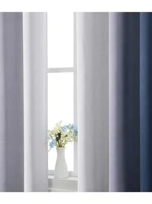 纯色拼布简约遮光窗帘，休闲家居用品，秋季装饰，秋季装饰，房间装饰