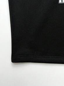 SHEIN Tween Girl 图案印花圆领长袖 T 恤 - 白色 - 查看 6