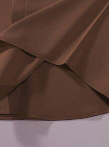 Manfinity Homme Atasan Pria Lengan Panjang Kancing Depan Motif Ombre Minimalis Kasual Formal, Pakaian Sehari-hari, Untuk Musim Gugur, Acara - Coklat - View 6