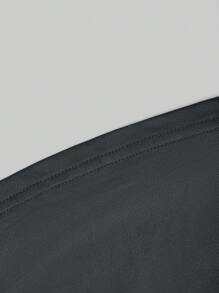 2pcs Teen Girl Vintage American English Print Basic Sweatshirt And Pants Set - Multicolor - View 7