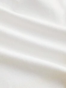 SHEINNeu Women Casual Mesh Contrast T-Shirt, Simple & Fashionable For Everyday Wear - Yellow - View 4