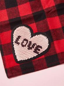 PETSIN Valentine's Day Pet Bibs, Color Changing Heart Pattern Dog Bandanas, Random Color - Multicolor - View 4