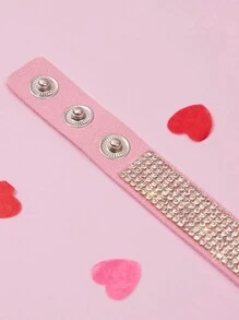 PETSIN 1pc Valentine's Day Heart Pet Collar, Suitable For Small & Medium Dogs And Cats