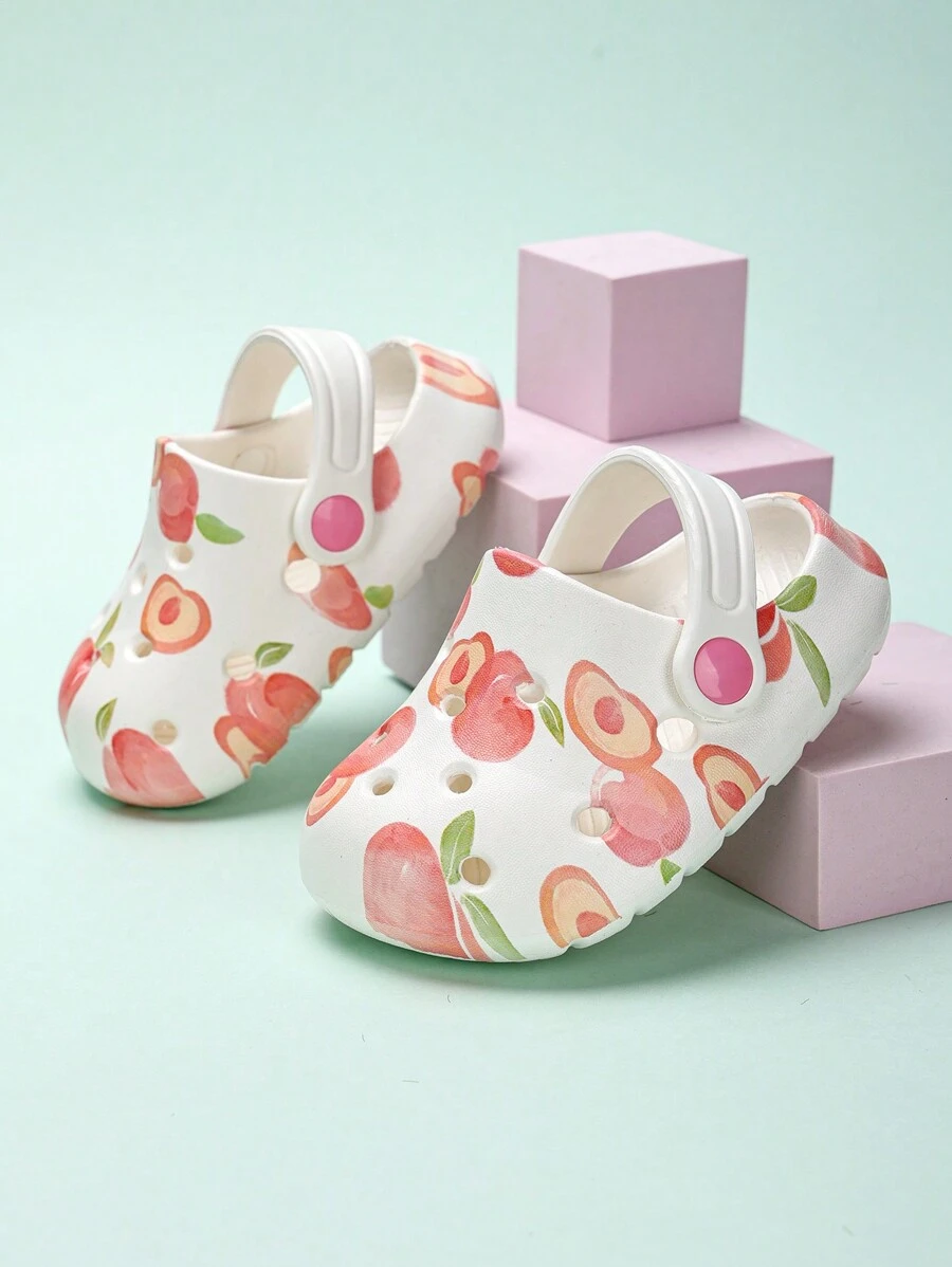 1 Pair Baby Fruit Pattern Breathable Cute Comfortable Sandals - Pink - View 1