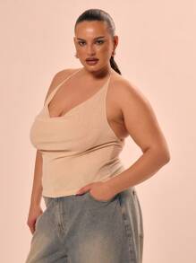 MUSERA 大码性感露背无袖上衣，适合外出、性感、度假、休闲、锐舞派对、音乐会、音乐节等场合，秋冬季节皆宜。