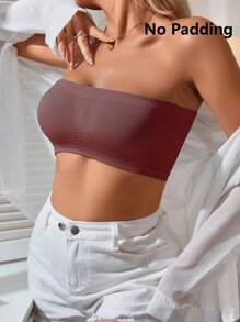 3入組女士無肩帶實色內衣套裝 - 彩色 - 查看 8