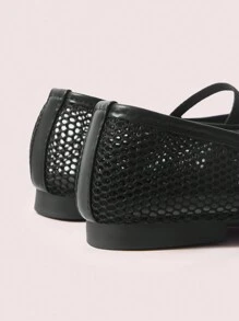 CUCCOO DOLLMOD Women's Casual Versatile Solid Color Flat Slip-On Loafers Spring Shoes - Black - View 5