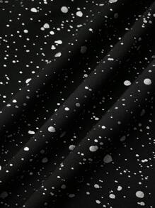 SHEIN Unity Plus Size Sexy Fashion Party Cami Sparkly Dress - Black - View 4