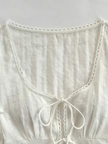 SHEIN VCAY 女款纯色针织休闲长袖上衣