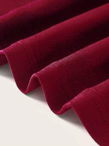 SHEIN LUNE Plus Size Women's Casual God Quote Graphic Print Sleeveless Tank Top, Suitable For Spring And Autumn - Burgundy - View 5