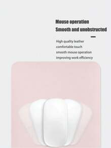 1Pc/2Pcs 18cm*20cm Pu Mouse Pad, Waterproof And Scratch-Resistant, Suitable For PC Laptop Desktop, Office Study And Gaming Mouse Pad, Blue-Upgraded Thickened Version Back To School, School Stuff. - Navy Blue - View 4