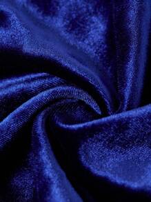 Ellevyn 女士优雅黑色撞色蕾丝长袖连体裤，适合通勤、郊游、派对、夏季 - 藏蓝色 - 查看 8