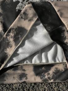 SHEIN Teen Boy Loose Fit Graphic Print Sweatshirt - Multicolor - View 6