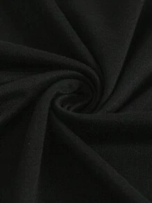 Manfinity Homme Men Astronaut & Letter Graphic Short Sleeve Tee, Casual, For Going Out - Black - View 8