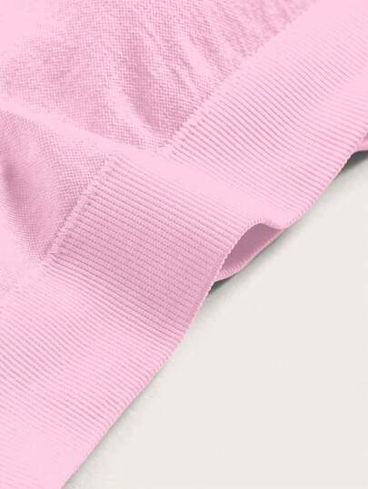 Sovereign Charm Women Effen Neck Minimalist Seamless Stretchy Sports BH view 6