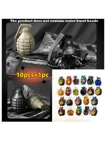 仿真自爆手榴弹 小型爆炸包 恶作剧玩具 婚礼搞笑道具 新年 充气小炸弹 恶作剧手榴弹 愚人节手榴弹玩具 婚礼派对装饰 新年烟花 CS手榴弹玩具（颜色款式随机） - 彩色 - 查看 8