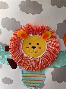 1PC Cute Cartoon Wild Animals Foldable Fabric Laundry Basket Toy Storage Box Rectangular Hamper Organizer For Bathroom Laundry Bedroom - Grey - View 8