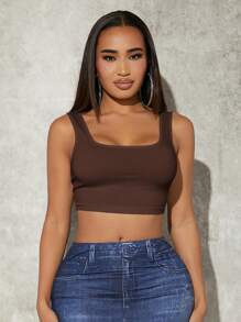SHEIN SXY 3pcs/Set Women's Summer Solid Color Slim-Fitting Short Tank Tops Are Simple And Versatile For Many Occasions