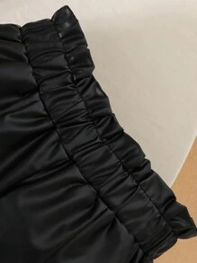 SHEIN Baby Girls 2pcs Set, Fashionable Simple Casual Style Solid Color, Spring/Summer Versatile Outfit - White - View 4