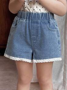 Dazy Kids 女童牛仔短裤，女童夏季服装