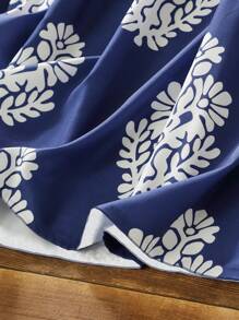 Lacomfia Falda acampanada de corte holgado y estampada con varias capas, de estilo casual para primavera/otoño, tallas grandes