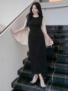 DAZY Váy dự tiệc Valentine dài vừa phải cho nữ, Váy dạ hội xuân/hè - Nhiều màu - Xem 7