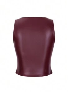 Chiquease Top de tirantes con cuello cuadrado profundo, unicolor, sexy para exteriores