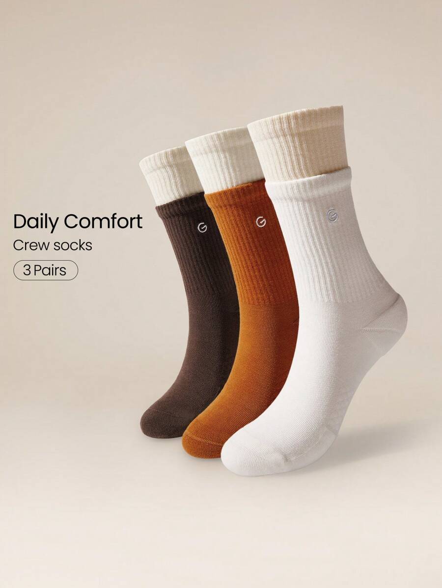 GLOWMODE Double Layered Cotton-Blend Light Sport Tube Socks - Multicolor - View 1