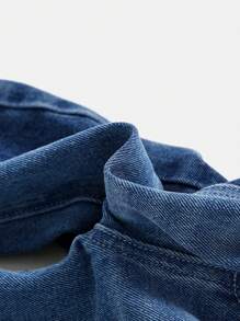 Cozy Pixies Quần dài rộng rãi màu xanh nhạt và xanh đậm cho bé trai - Rửa trung bình - Xem 5