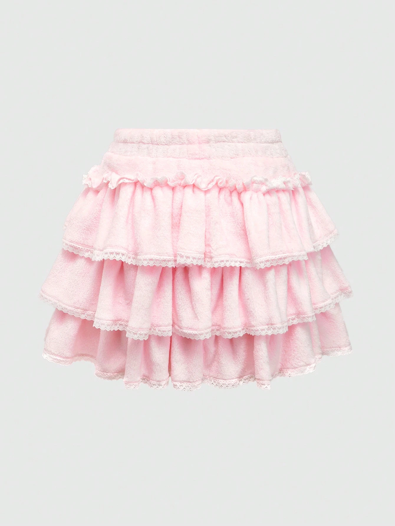 Treat ürself fluffy rose volume skirt fluffy rose volume skirt | Treat ürself