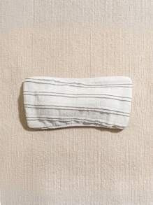 Women's Frill Trim Bandeau Swimwear Top Summer - White - View 3