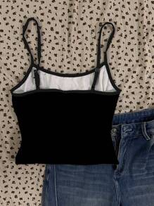 Attitoon 女士休闲骷髅图案性感吊带短款上衣，适合夏季 - 彩色 - 查看 6