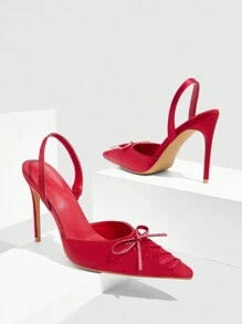 CUCCOO SZL Giày cao gót mũi nhọn họa tiết da báo gợi cảm thời trang Mules cho nữ - Màu Đỏ Sâu - Xem 8