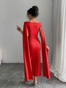 Chiquease Women's Sexy Off Shoulder Bodycon Pearl Embellished Cocktail Party Dress