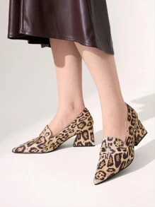 CUCCOO SZL 2024 Novos Sapatos Mocassim Pretos De Salto Médio Pontudo Para Mulheres, Vintage Versátil Tamanho Europeu Plus Size Com Strass Para O Natal E Ano Novo Vibe De Férias Outono E Inverno - Damasco - Ver 8