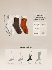 GLOWMODE Double Layered Cotton-Blend Light Sport Tube Socks - Multicolor - View 6