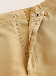 BamGleam Women's Cargo Pants - Khaki - View 3