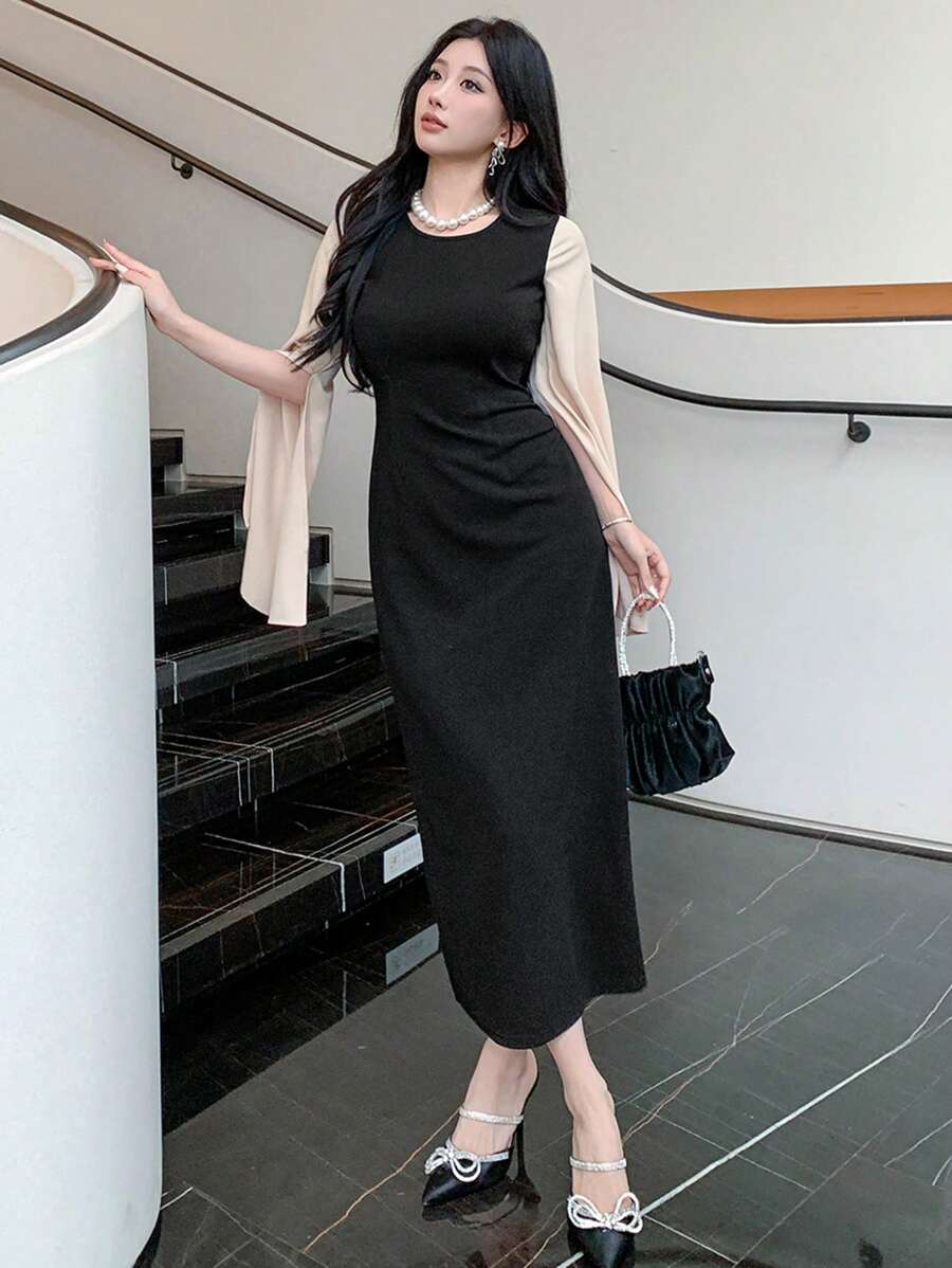 DAZY Váy dự tiệc Valentine dài vừa phải cho nữ, Váy dạ hội xuân/hè - Nhiều màu - Xem 1