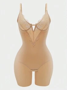 1pc Women High Elasticity Body Shaping Sexy Slimming One-Piece Bodysuit